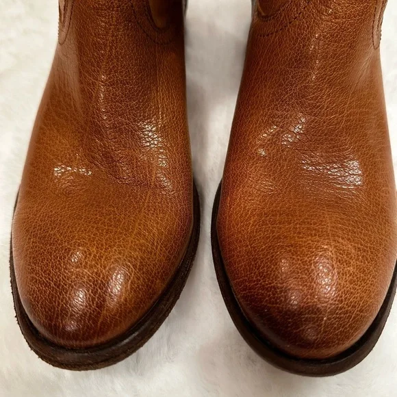 Frye Women's Tan Leather Boots - Picture 6 of 13